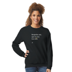 modelo mulher morena sweatshirt respeita me mãe