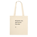tote bag bege frase mãe engraçada