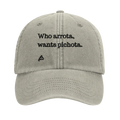 bone vintage grisalho bordado Who arrota, wants pichota poesia coco
