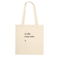 tote bag bege frase mãe minimalista