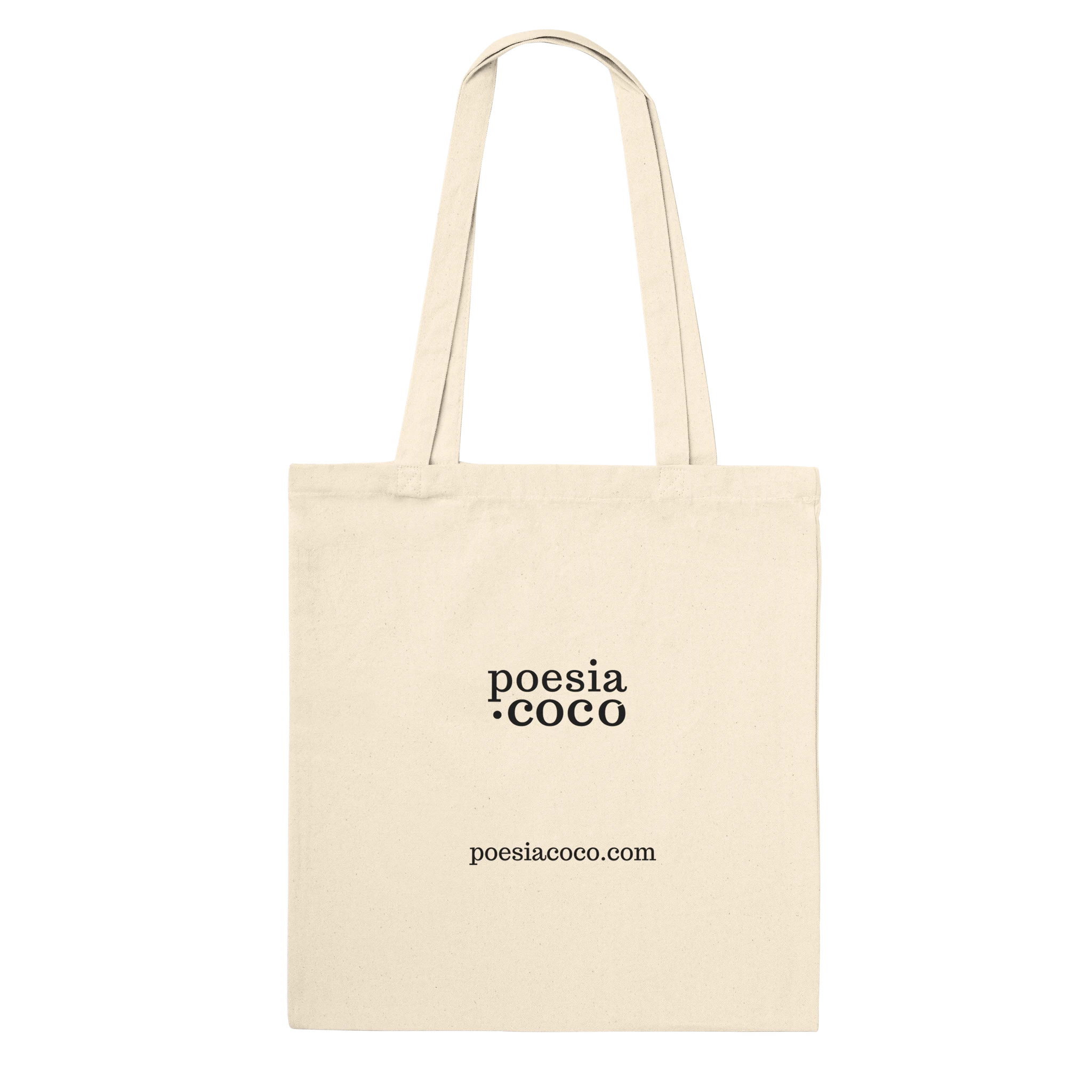 detalhe tote bag frase mãe