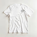 t-shirt branca bordado respeita me que eu sou tua mãe
